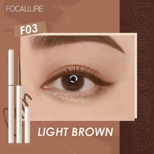 FOCALLURE Waterproof Eyeliner Gel Pencil Ultra-slim 1.7mm Soft Easy