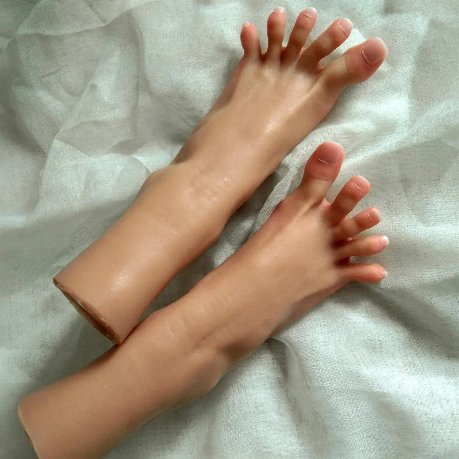 Foot Fetishes, Feet Fetish, Realistic Silicone Foot, Female Foot Feet Model Mannequin Realistic Non-Toxic Latex Odorlessness