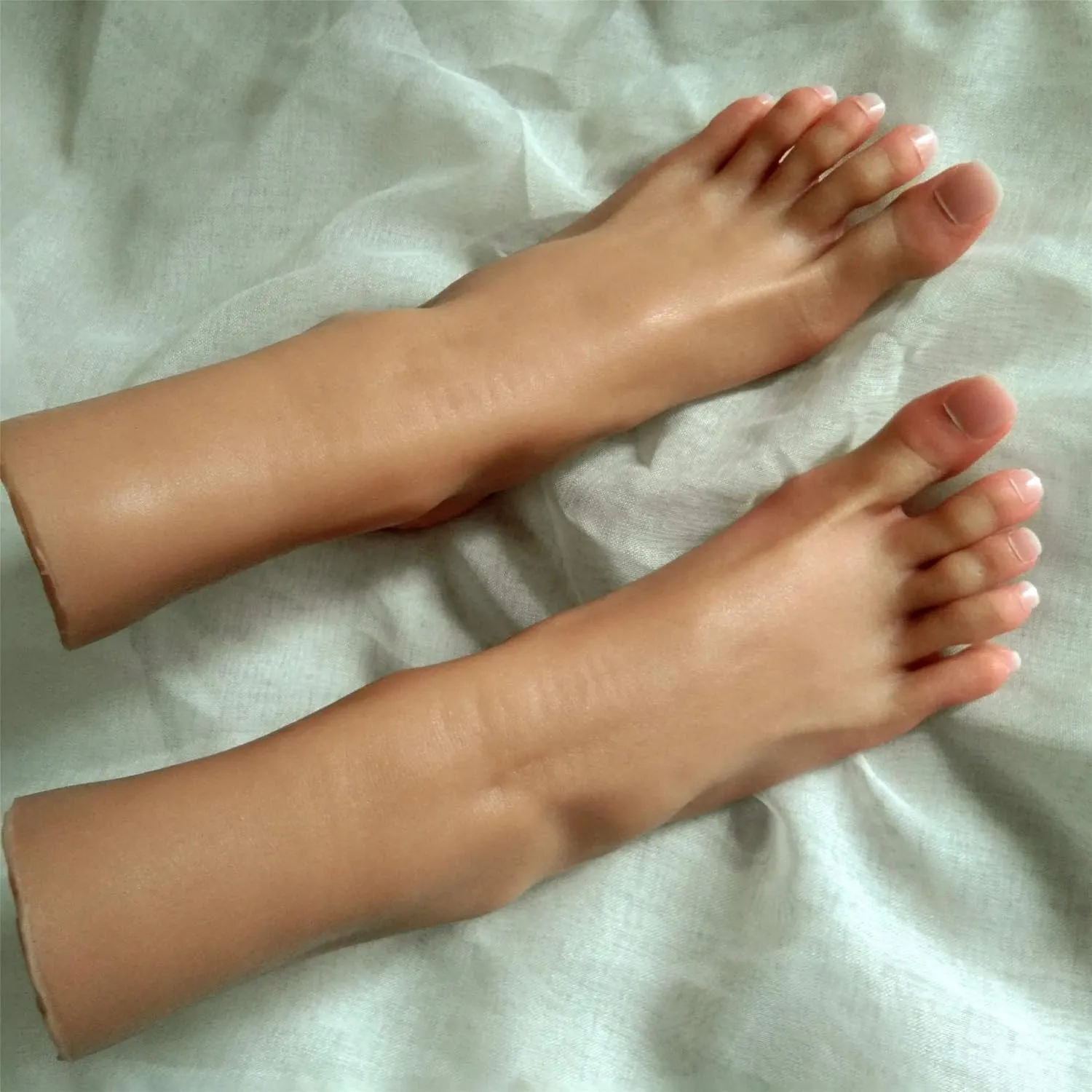Foot Fetishes, Feet Fetish, Realistic Silicone Foot, Female Foot Feet Model Mannequin Realistic Non-Toxic Latex Odorlessness