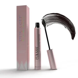 Fulash Black Mascara, Mascara Volume And Length, 3D Fibre Volumizing, Smudge-Proof, Vegan Formula Birthday Gift for Women, Black 6ml