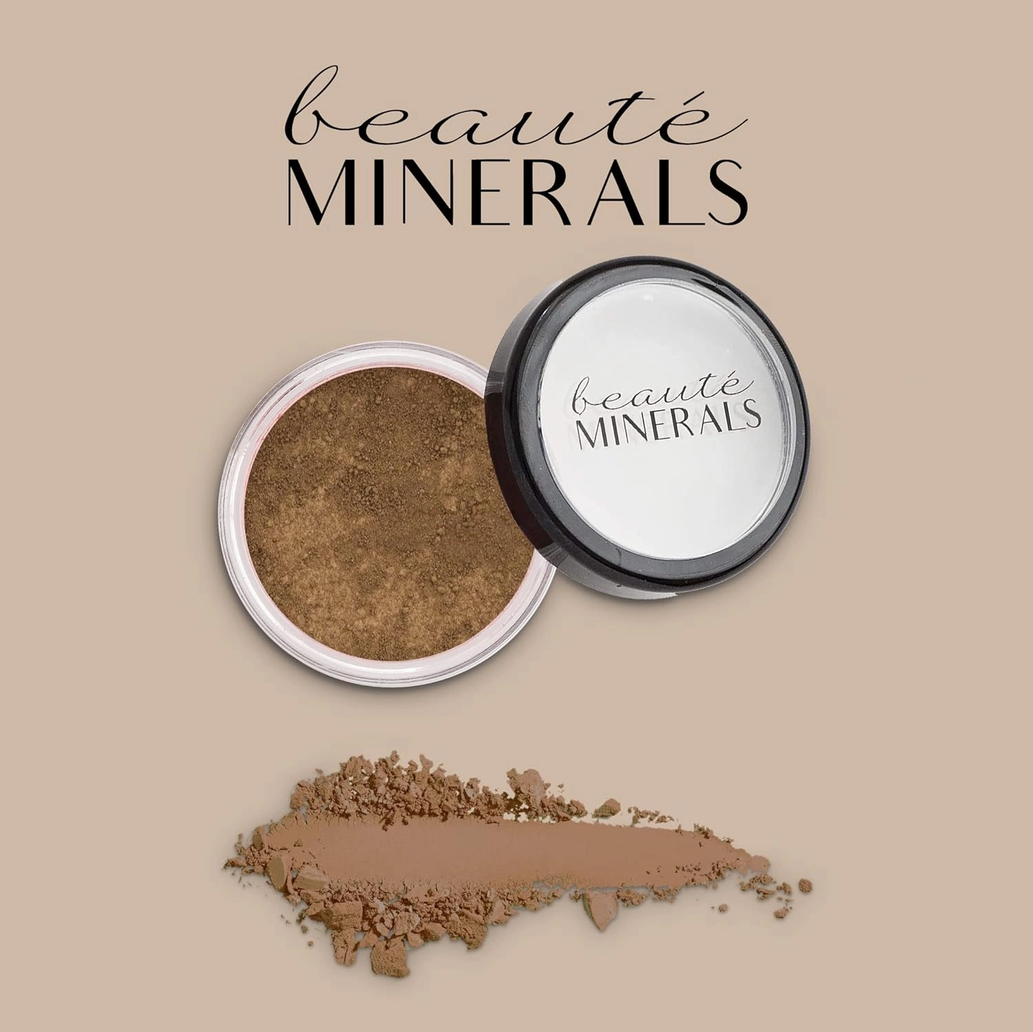 Full Coverage Foundation Mineral Makeup Face Powder by Beauté Minerals in Dramatic | 100% Natural Makeup: Talc Free Loose Powder Matte Foundation, Concealer & Contour Makeup   Zinc Oxide 0.31 Oz