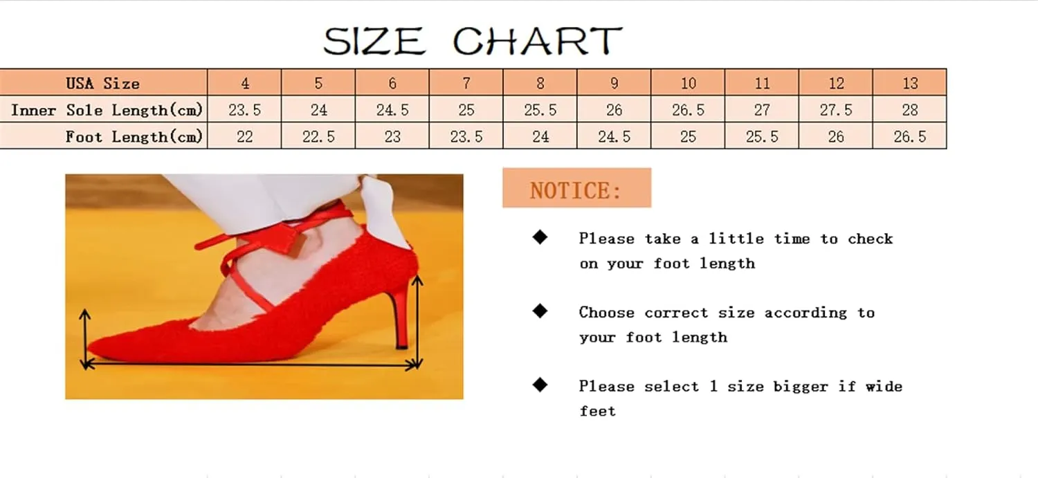 FURINFASHION ME-13 Spring New Design Women Real Lamb Sheep Fur Thin High Heels Shoes With Buckle And Large Size Pointy Low-fronted Heeled Nude Stiletto For Fashion Gilrs Outfits (7, Red)