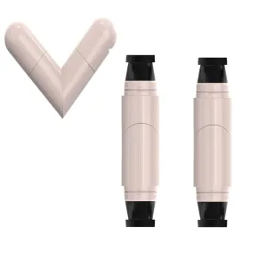 Gel Eyeliner Pencil Set, 2025 New Eyeliner Stamp For Perfect Wings, Double-Ended Winged Stamp, Quick Shaping Tool For Beginners, Smudge Proof Pen (Black, 2pcs)