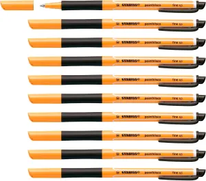 Gel Rollerball - STABILO pointVisco Box of 10 Black