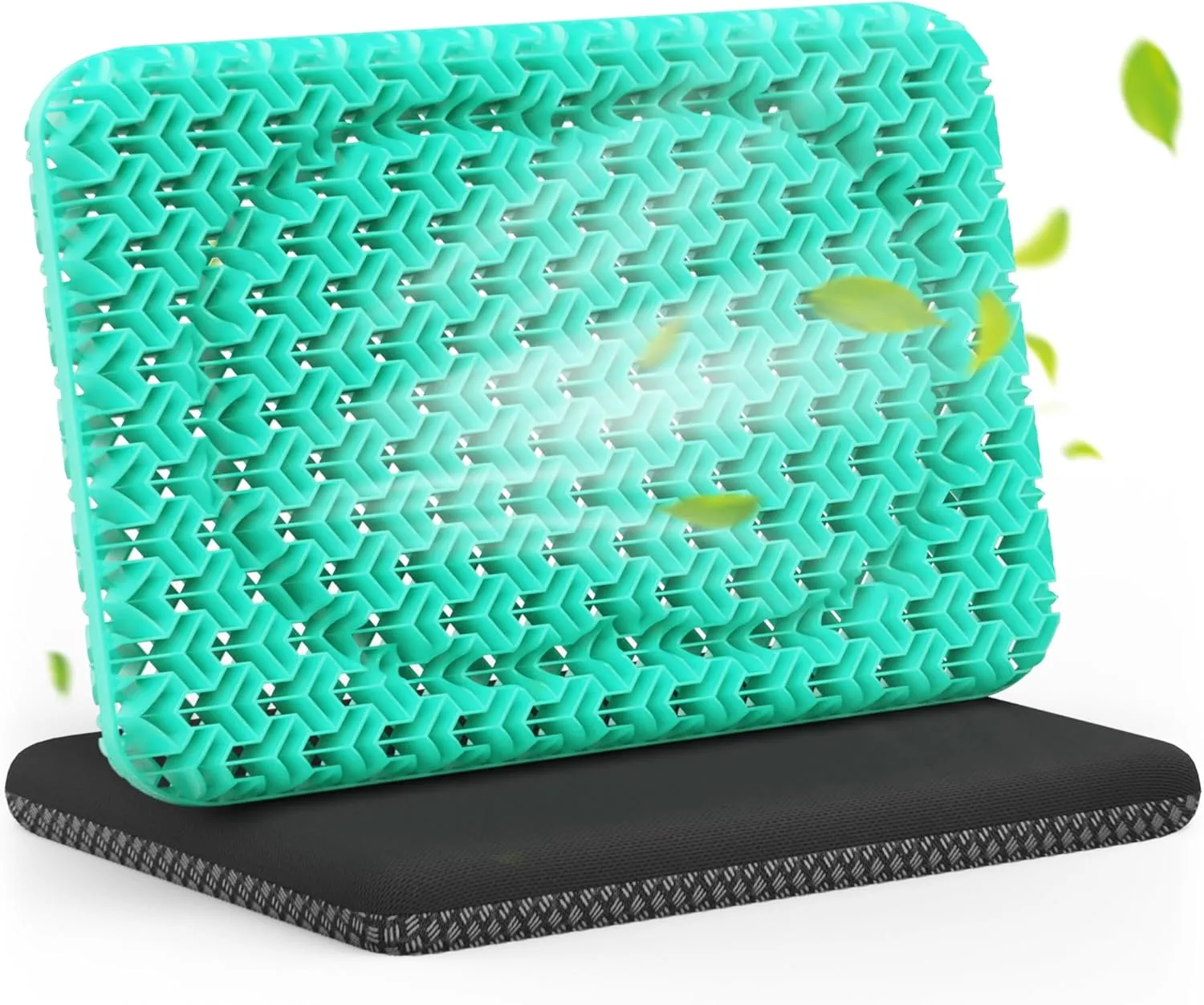 Gel Seat Cushion, Cool Chair Cushion for Office Chairs, Driving Car Cushion Breathable, Wheelchair Cushions for Pressure Relief, Back Pain for Seat Cushions, Chair Pad with No-Slip Cover