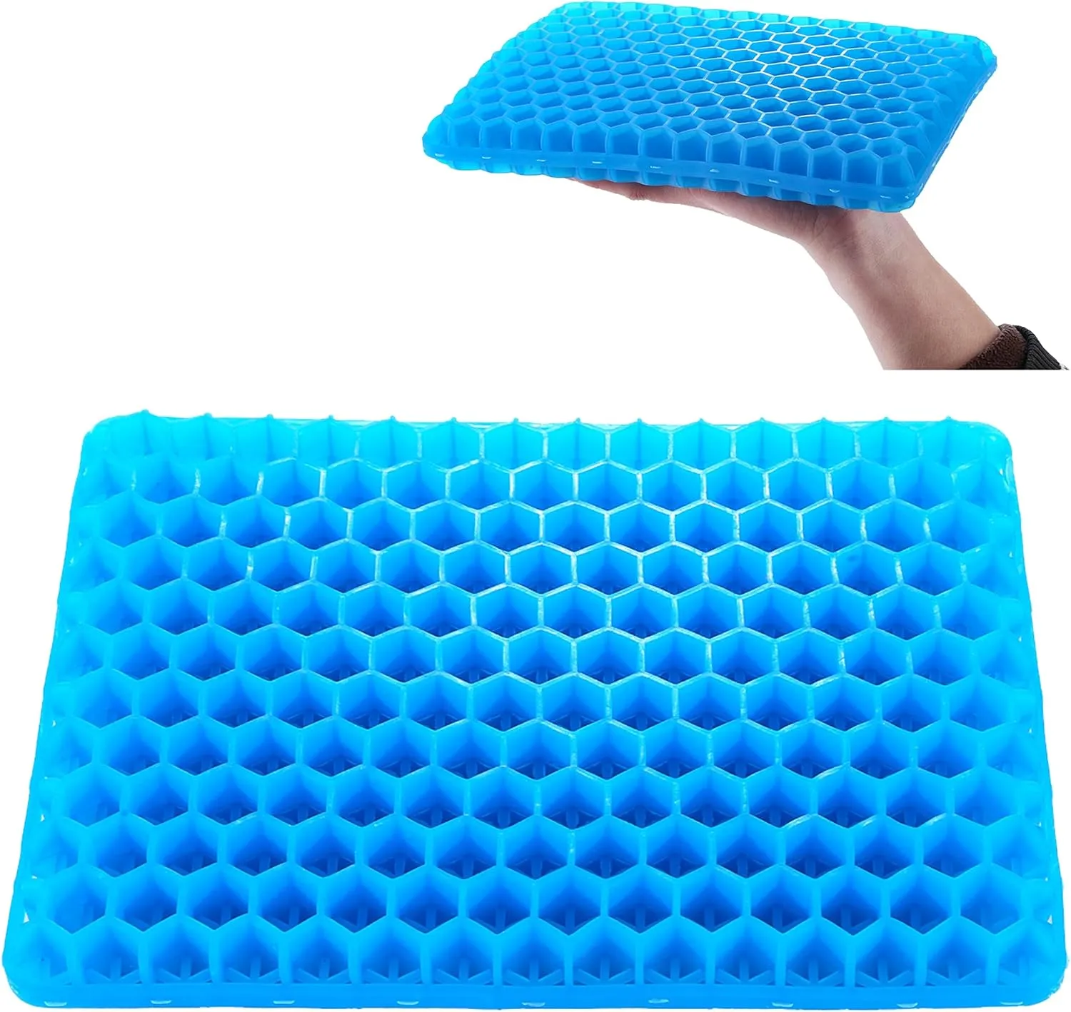 Gel Seat Cushion for Long Sitting, (10 Inch Mini) Soft＆Breathable Gel Cushions for Pressure Relief, Honeycomb Seat Cushion, Seat Pad for Kids