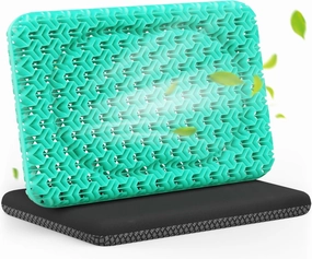 Gel Seat Cushion, Cool Chair Cushion for Office Chairs, Driving Car Cushion Breathable, Wheelchair Cushions for Pressure Relief, Back Pain for Seat Cushions, Chair Pad with No-Slip Cover