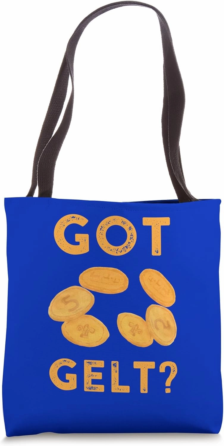 Gelt Chanukah Holiday Got Gel Chinuch Design Hanukkah Tote Bag
