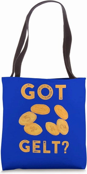 Gelt Chanukah Holiday Got Gel Chinuch Design Hanukkah Tote Bag