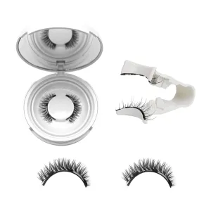 Giani Magnetic Eyelashes with Applicator, Magnetic Eyelashes Natural Look,Reusable Magnet Lashes No Glue Needed Soft Lashes Kit(Fuller)