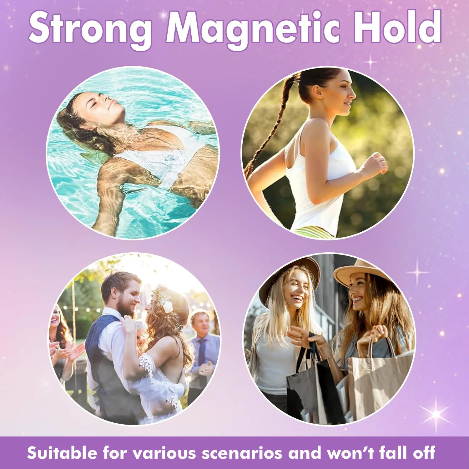 Giani Magnetic Eyelashes with Applicator, Magnetic Eyelashes Natural Look,Reusable Magnet Lashes No Glue Needed Soft Lashes Kit(Fuller)