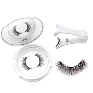 Ginani Magnetic Eyelashes Kit,Magnetic Eyelashes with Applicator Natural Look,Reusable No Glue Needed Soft Lashes,Easy to Wear and Remove(Fuller)