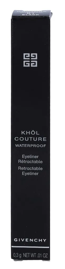 Givenchy Khol Couture Waterproof Eye Pencil - N01 Black for Women - 0.01 oz Eye Pencil