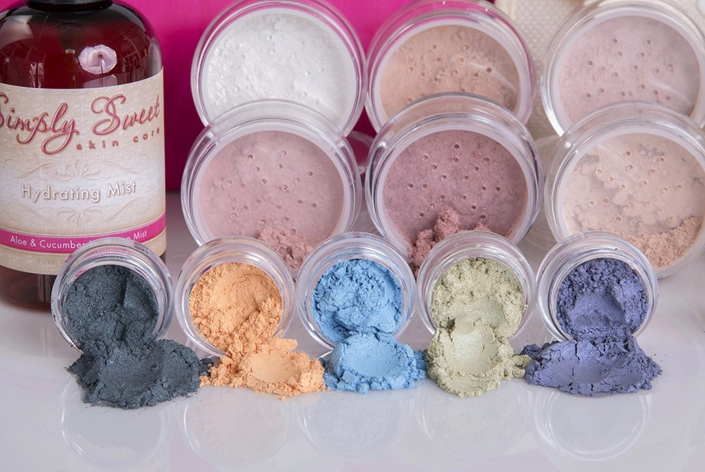 GLAM KIT (WARM Shade-Most Popular) Full Size Mineral Makeup Set Matte Foundation Bare Face Sheer Powder Cover
