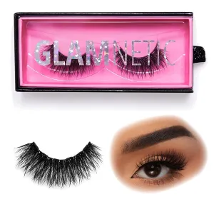 Glamnetic Magnetic Eyelashes - Bo
 Babe |Magnetic Lashes, 60 Wears Reusable High Volume Faux Mink Lashes - 1 Pair