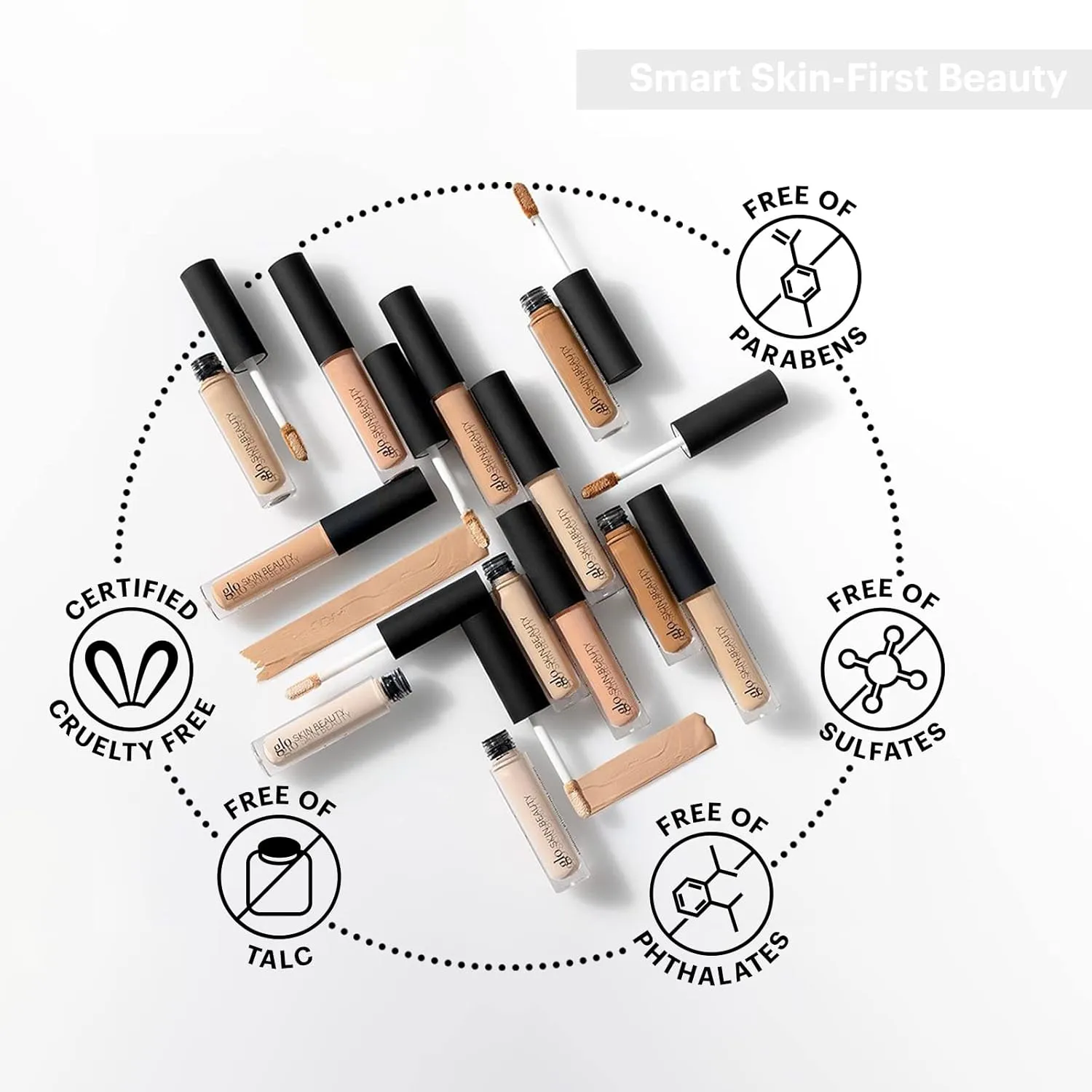 Glo Skin Beauty Luminous Brightening Concealer Makeup - Conceals Dark Spots & Fine Lines, Brightens for a Highlighted Effect (Banana)