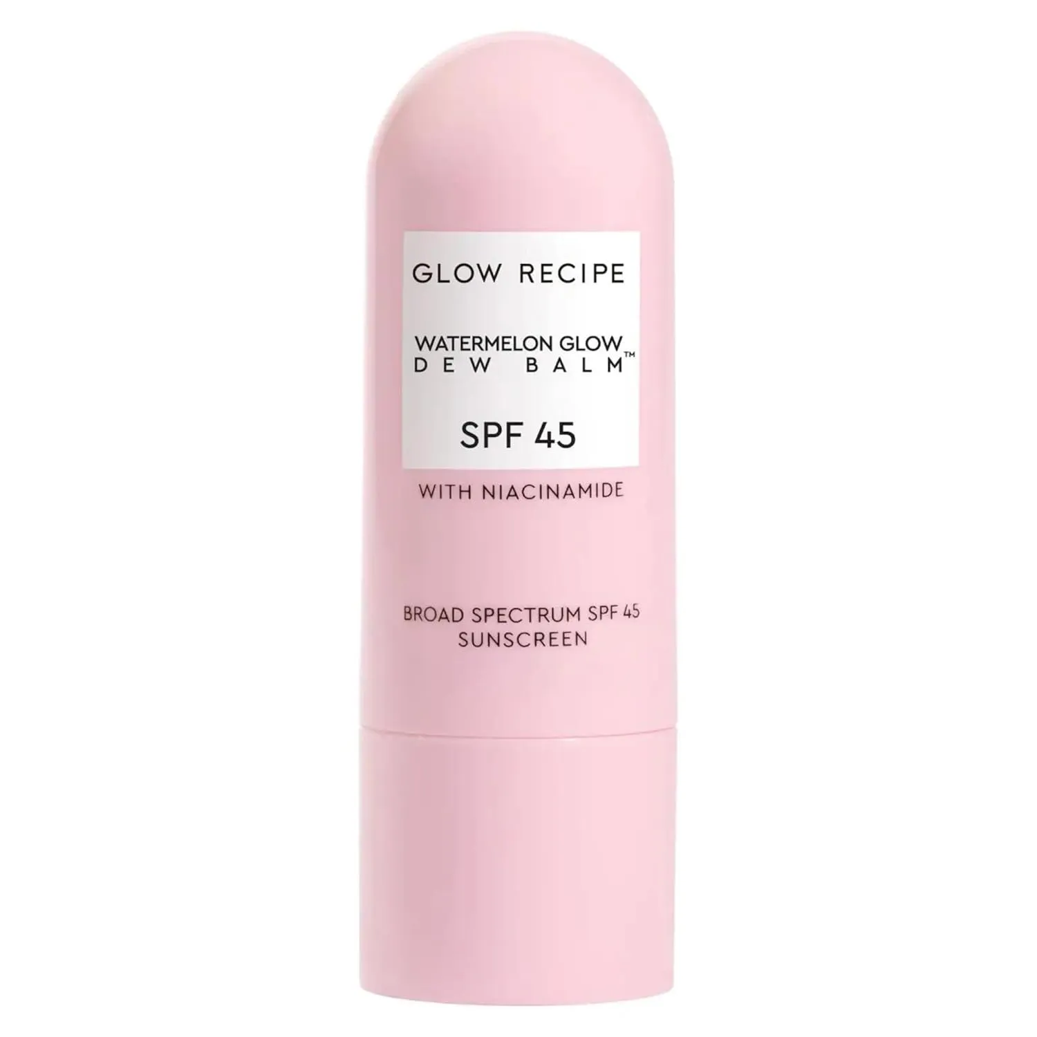 Glow Recipe Face Sunscreen Stick SPF 45 - Travel Size Roll On Korean Sunscreen with Hydrating Hyaluronic Acid & Niacinamide for a Dewy Glow - No White Cast (.58oz)