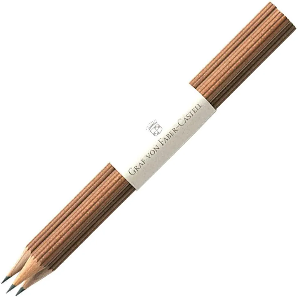 Graf von Faber-Castell Pencils NR III Hardness B Pen with Swimming Cap – Brown