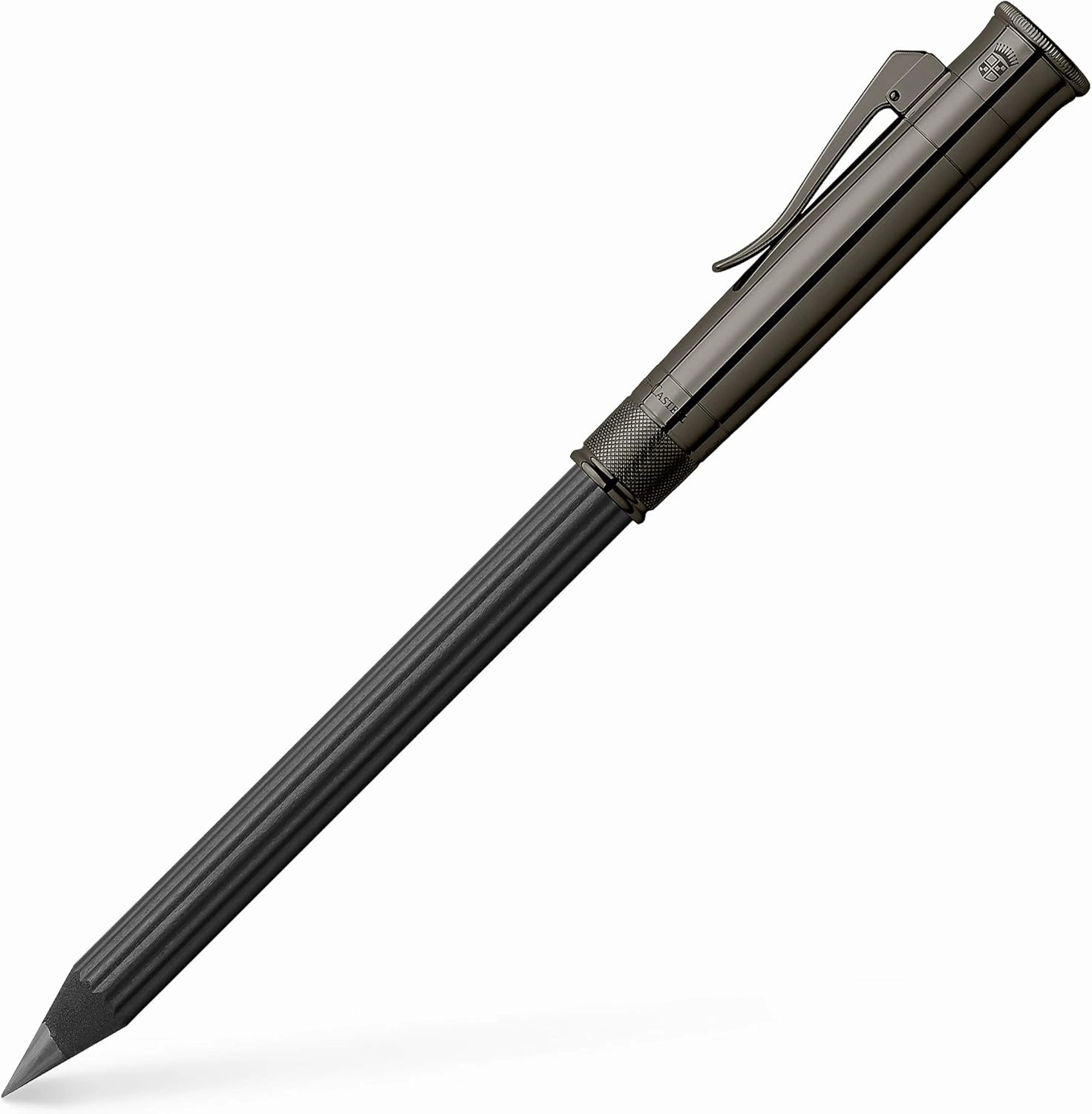Graf von Faber-Castell Magnum Platinum Plated Perfect Pencil - Black