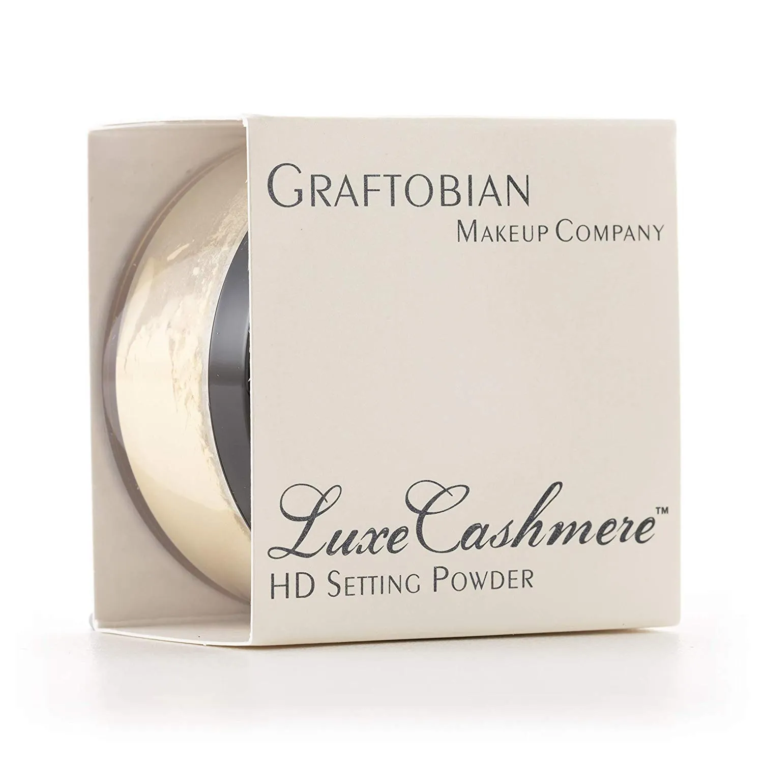 Graftobian HD LuceCashmere Setting Powder (0.7 oz) - No FlashBack, Matte, Silky Smooth Finish (Banana Cream Pie, .7 oz)