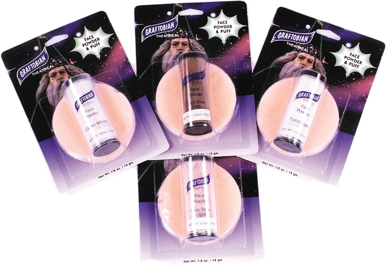 Graftobian Pro Setting Powder - Face Powder w/Puff (Translucent)