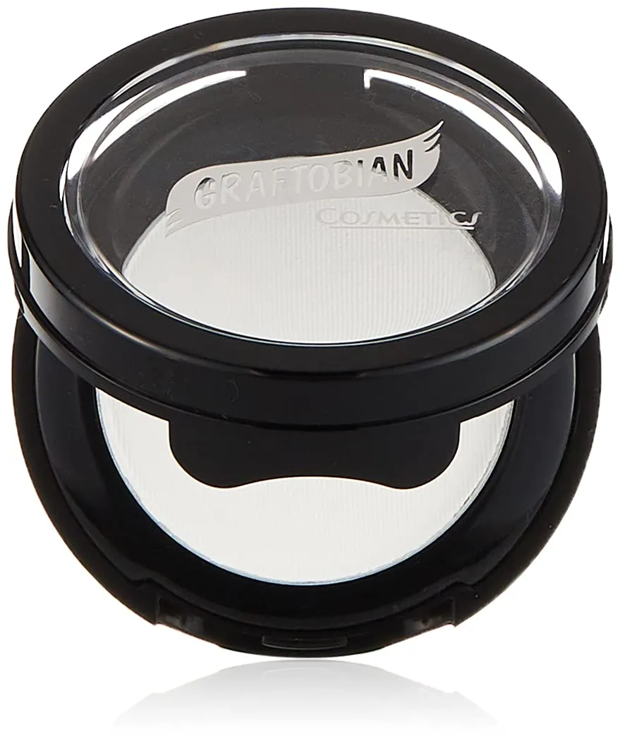 Graftobian Professional HD Cake Eyeliner in Stark White, Gel-Powder, Unisex, Eyelid Color, Long-Lasting Wear, Versatile Options, Easy to Apply Formula, Easily Removed