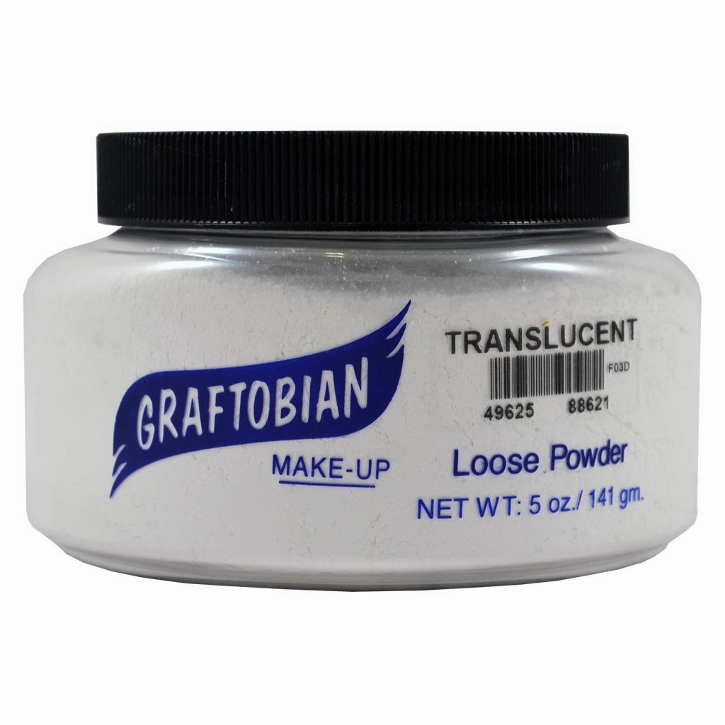 Graftobian Loose Powder 5 oz Translucent Face Powder Guaranteed Authentic, New and Fresh