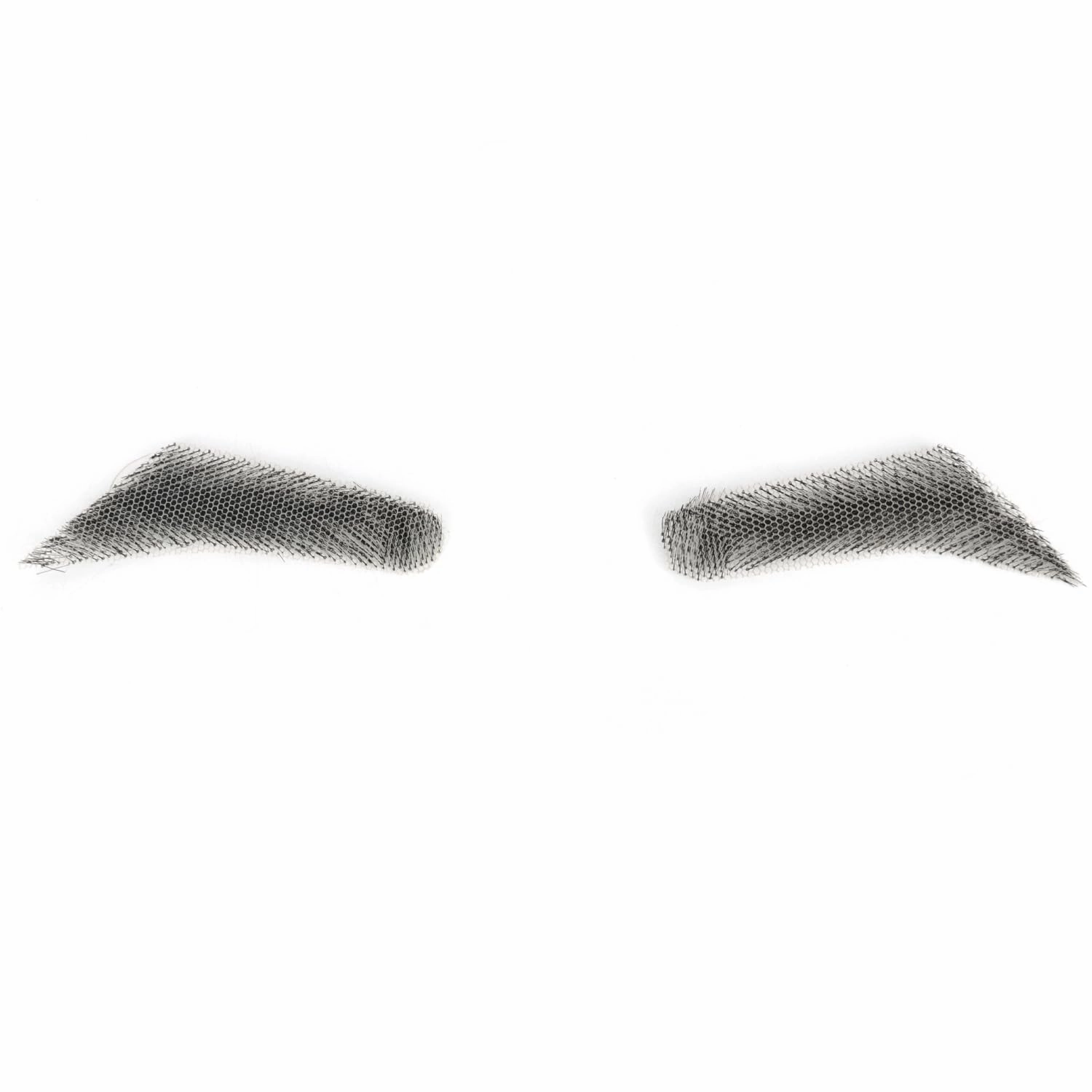 Gx Beauty False Eyebrows Handmade with 100% Human Hair Reusable & Realistic Natural Look for Cosplay (Black)