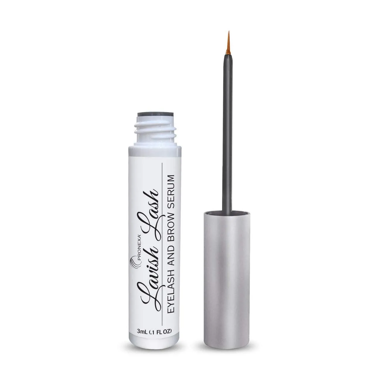 Hairgenics Lavish Lash (3ml, 3 Month Supply) – Eyelash Growth Enhancer & Brow Serum with Natural Peptides for Long, Thick Lashes and Eyebrows! Dermatologist Certified & Hypoallergenic.