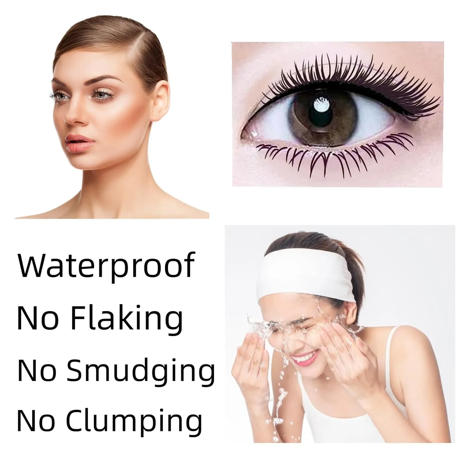 Halloween gifts Lash Colored Mascara Makeup Volumizing Volume Building Waterproof Sensational Washable Lengthening Natural Long-Lasting… (6 Colors)