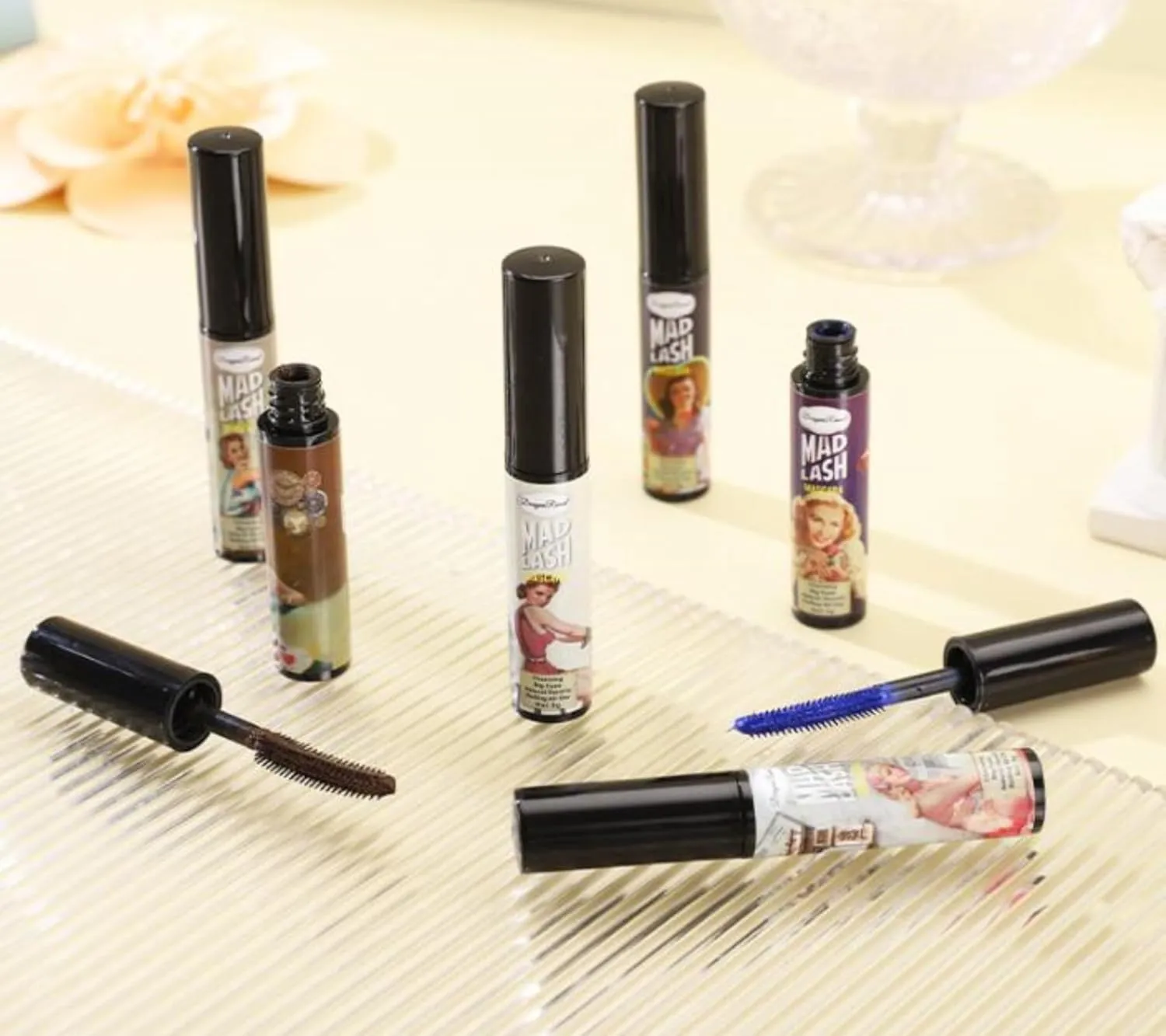 Halloween gifts Lash Colored Mascara Makeup Volumizing Volume Building Waterproof Sensational Washable Lengthening Natural Long-Lasting… (6 Colors)