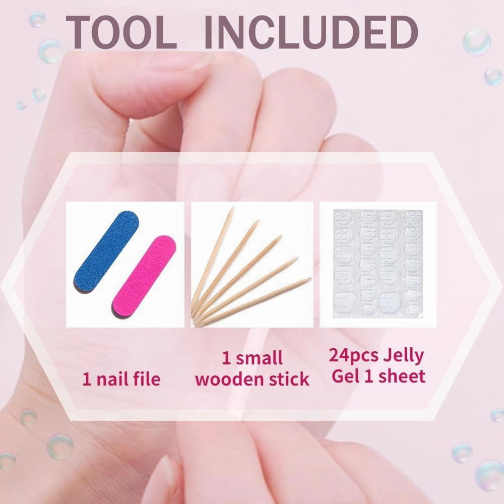 Handmade Press on Nails Short Square Fake Nails Summer False Nails Luxury Cute Flower Full Cover Stick on Nails Glue on Nails Floral Nails Acrylic Nails for Women Girls (Oil Painting M)