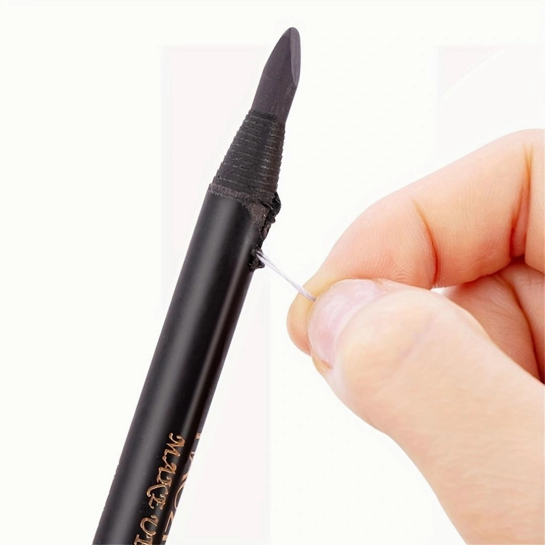 Haozhuang 2PCS Waterproof Long Lasting Eyebrow Pencil - Microblading Eyebrow Pen (Gray-brown)