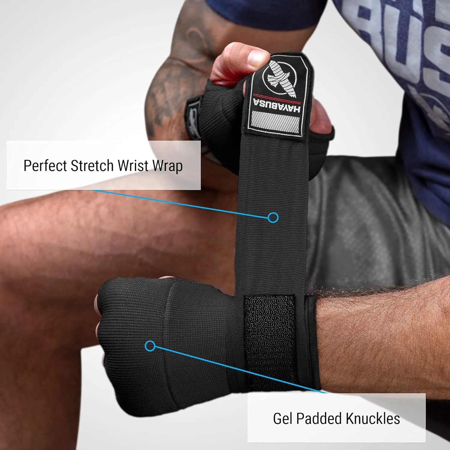 Hayabusa Quick Gel Boxing Hand Wrap Gloves