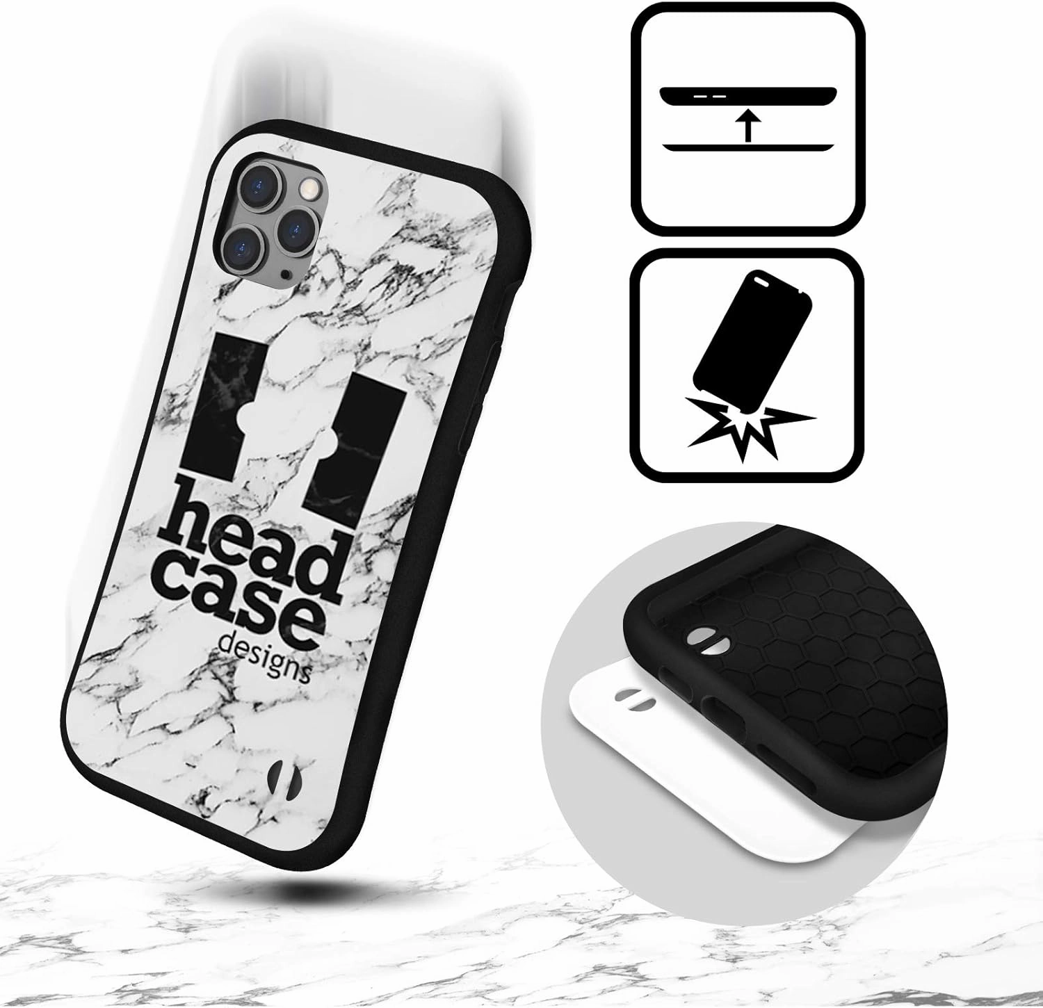 Head Case Designs Officially Licensed Vincent HIE Black Labrador Canidae Hybrid Case Compatible with Apple iPhone 16