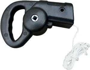 Heavy Duty Umbrella Hand Crank Handle Replacement - Professional Outdoor Patio Beach Umbrella Accessories with Hexagonal Interface 4.3cm/1.69inch