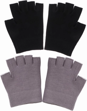 Hemoton Moisturizing Gloves for Dry Hands Gel Lotion Gloves for Women Spa Quality Fingerless Comfortable Elastic
