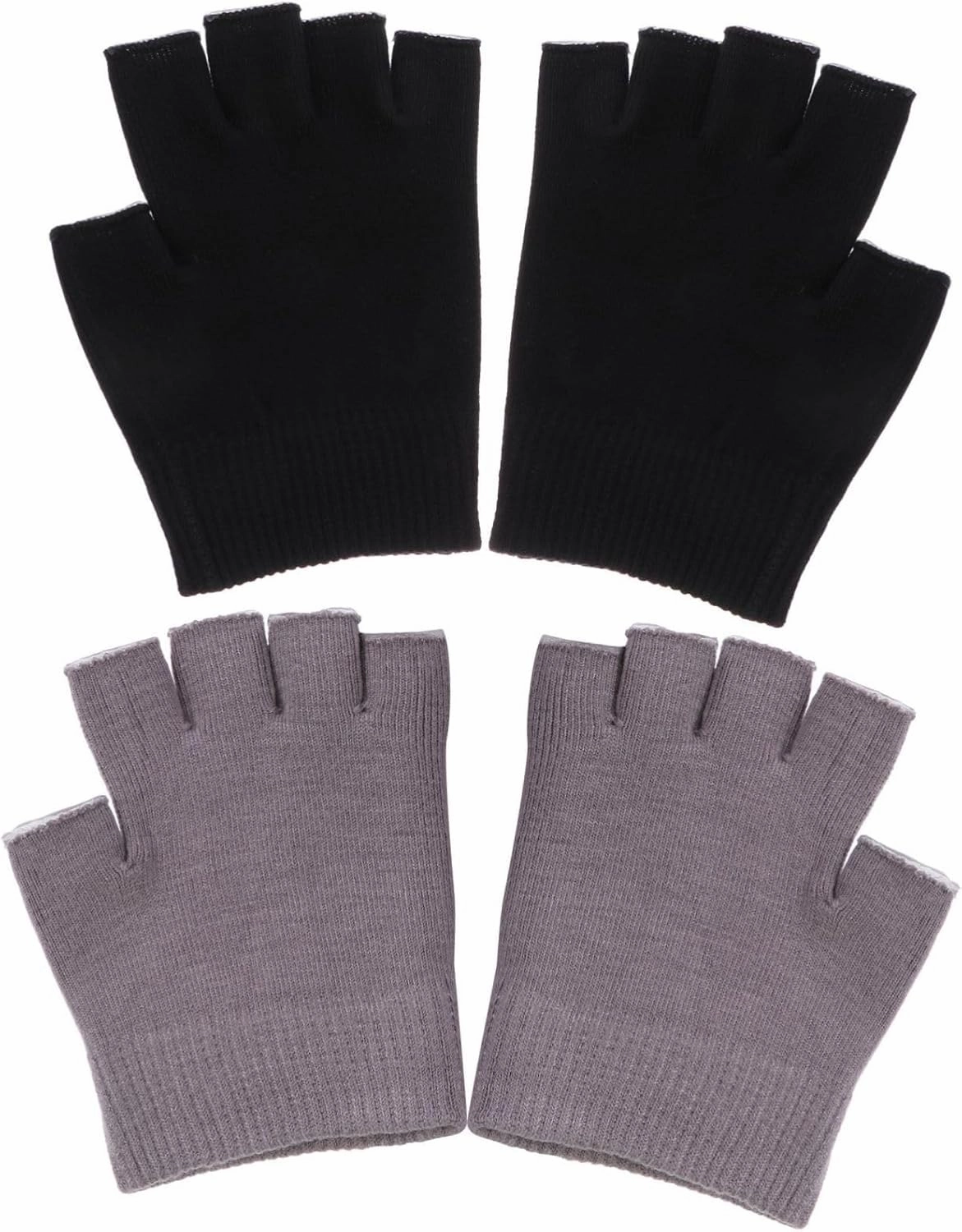 Hemoton Moisturizing Gloves for Dry Hands Gel Lotion Gloves for Women Spa Quality Fingerless Comfortable Elastic