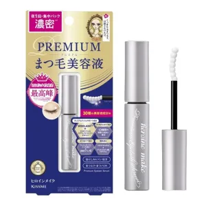 HEROINE MAKE by KISSME Eyelash Primer Serum Premium EX, Nourishing Lash Primer for Eyelashes, Strengthening & Conditioning Treatment, 5.5g / 0.2 Fl Oz
