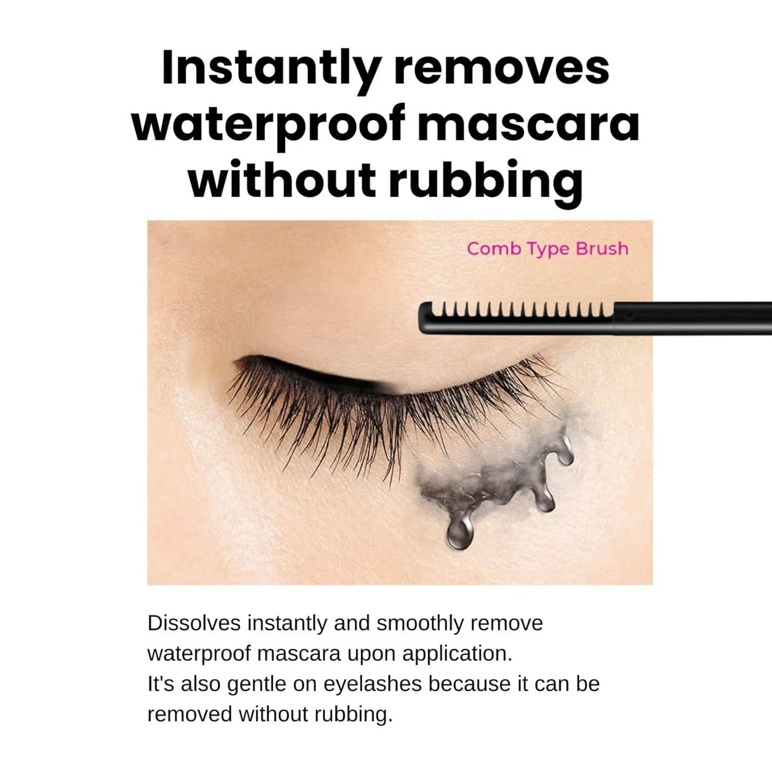 HEROINE MAKE by KISSME Mascara Duo Set | 2 Full-Size -Volumizing & Curl, Long-lasting False Eyelash Effect w/Curvy Brush Advanced Film 01 Jet Black   Gentle Eye Makeup Remover for Waterproof Mascara