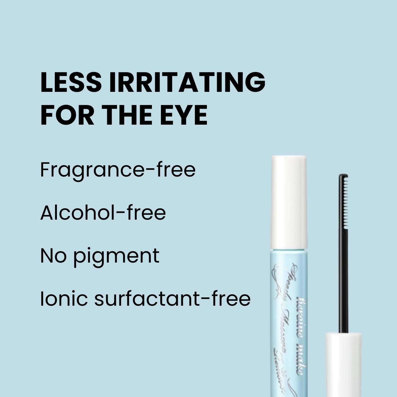 HEROINE MAKE by KISSME Speedy Mascara Remover, 3 Full-Size, Gentle Eye Makeup Remover for Waterproof Mascara, Fast-Acting & Non-Irritating Cleanser, Removes Stubborn Eye Makeup
