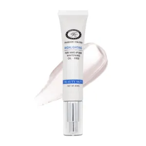 High-lightning Pure Makeup base | Pre Makeup Base | Primer | Oil-Free | Hydrates & Moisturises | Natural Glow Finish For Face Makeup | Contains Pearl Powder| Dewy Glow | Available | 40ml