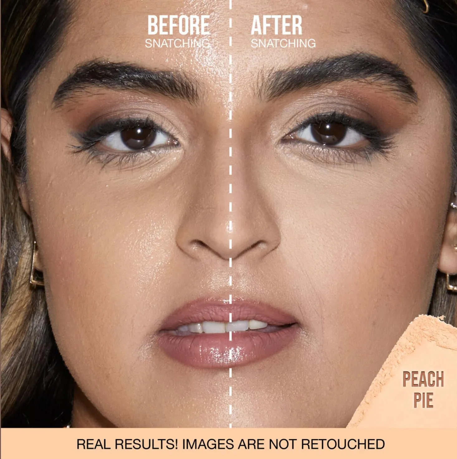 Huda Beauty Easy Bake Loose Baking and Setting Face Powder Shade PEACH PIE Full Size (0.71oz / 20g)