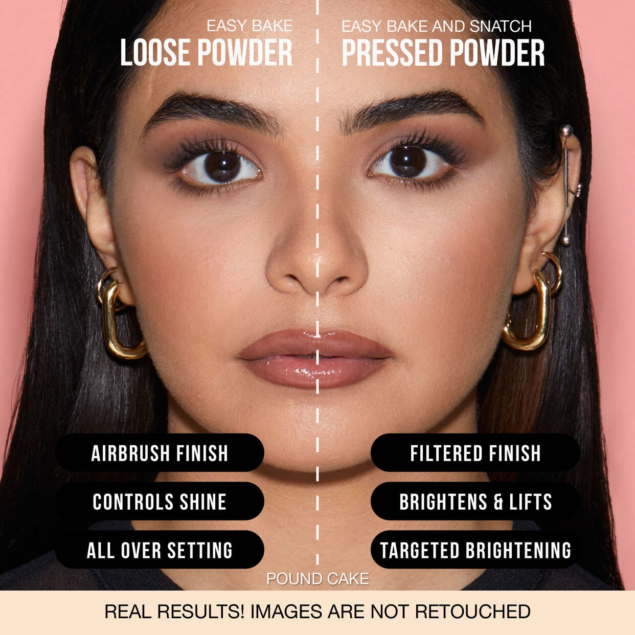 Huda Beauty Easy Bake and Snatch Pressed Talc-Free Brightening and Setting Powder
