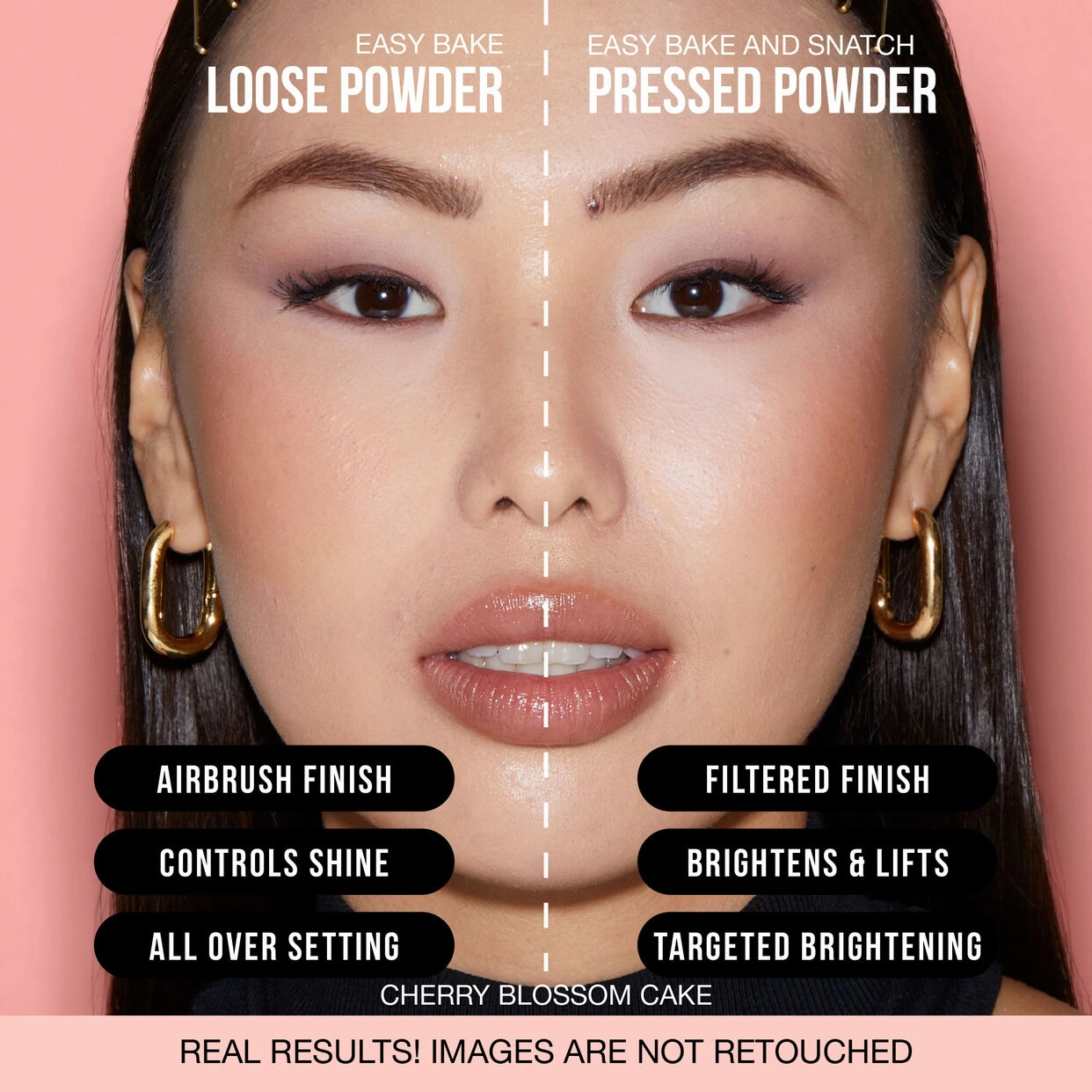 Huda Beauty Easy Bake and Snatch Pressed Talc-Free Brightening and Setting Powder