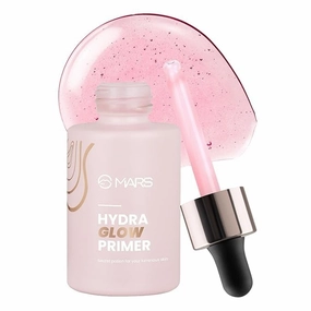 Hydra Glow Primer, 30ml, Nourishing Face Makeup Base with Hyaluronic Acid, Argan Oil, Aloe Vera
