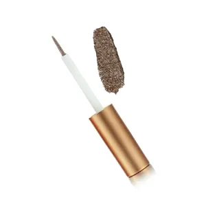 Hypoallergenic Eyeliner, Glitter Liquid Eyeliner I Gluten Free and Vegan for Sensitive Skin (14: Dark Brown) by Dr. Liia