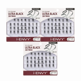 i-ENVY 3D Trio Ultra Black Long Lashes (3 PACK)