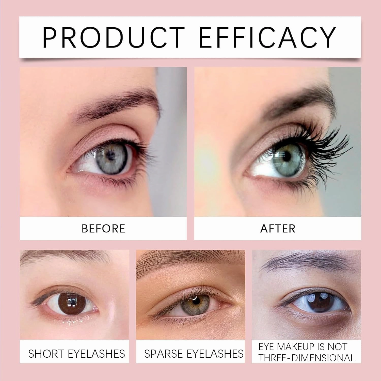 Icerostma Magnetic Lashes with Applicator, Double Sided Magnetic Eyelashes, Waterproof, Reusable Natural Look, No Glue (M07)