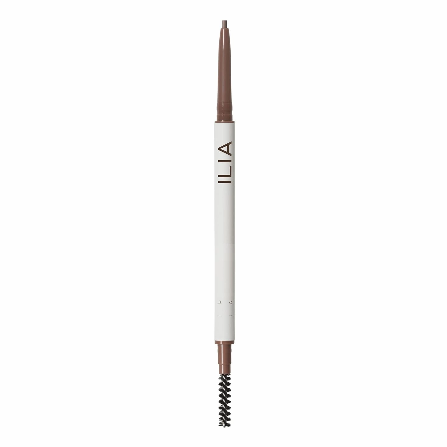 ILIA - In Full Micro-Tip Brow Pencil with Spoolie | Buildable Pigment, Fade-Resistant | Safe for Sensitive Eyes, Fragrance   Silicone-Free | Non-Toxic, Vegan, Cruelty-Free, Clean Makeup (Taupe)